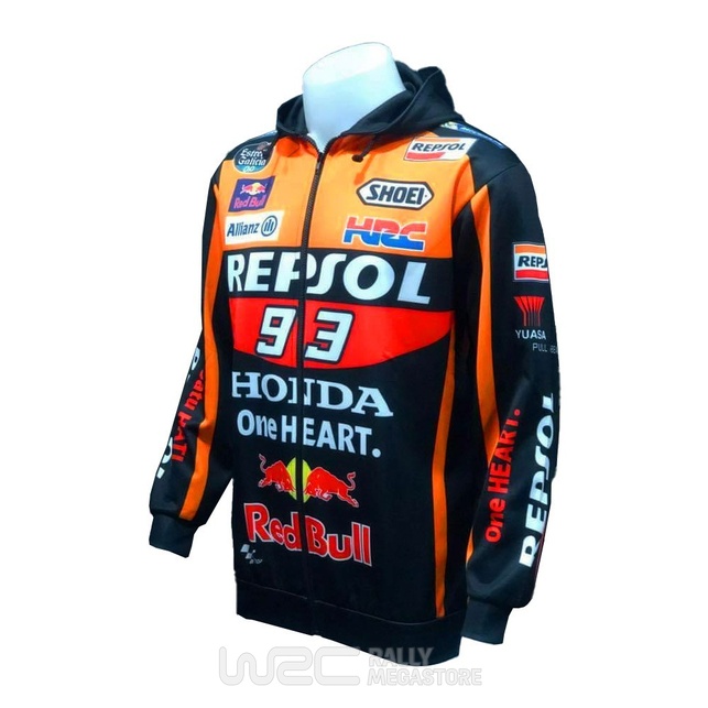 HOODIE REPSOL HONDA TEAM MOTO GP MARC MARQUEZ 93